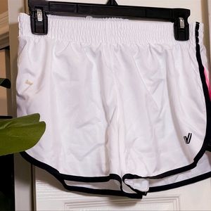 💙🆕White and black varsity spirit cheer shorts size M